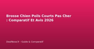 Brosse Chien Poils Courts <a href=