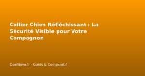 Collier Chien Réfléchissant : La Sécurité Visible pour Votre Compagnon