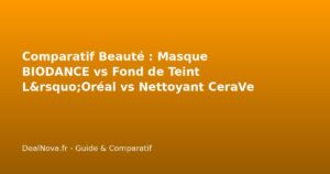 Comparatif Beauté : Masque BIODANCE vs Fond de Teint L'Oréal vs Nettoy…