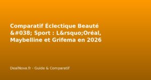 Comparatif Éclectique Beauté & Sport : L'Oréal, Maybelline et Grifema …