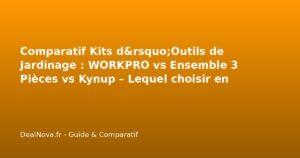 Comparatif Kits d'Outils de Jardinage : WORKPRO vs Ensemble 3 Pièces v…