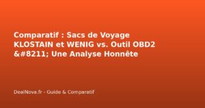 Comparatif : Sacs de Voyage KLOSTAIN et WENIG vs. Outil OBD2 - Une Ana…