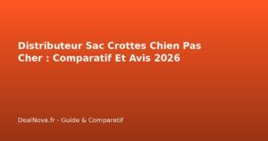 Distributeur Sac Crottes Chien Pas Cher : Comparatif Et Avis…