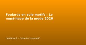Foulards en soie motifs : Le must-have de la mode…