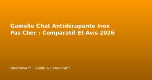 Gamelle Chat Antidérapante Inox Pas Cher : Comparatif Et Avis…