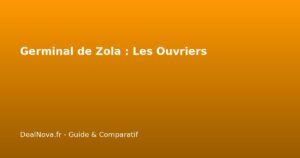 Germinal de Zola : Les Ouvriers