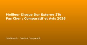 Meilleur Disque Dur Externe 2To Pas Cher <a href=