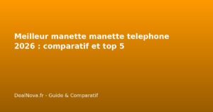 Meilleur manette manette telephone 2026 : comparatif et top 5
