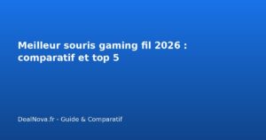 Meilleur souris gaming fil 2026 : comparatif et top 5