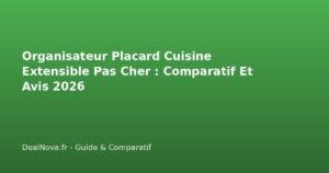 Organisateur Placard Cuisine Extensible Pas Cher : Comparatif Et Avis…