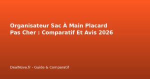 Organisateur Sac À Main Placard Pas Cher : Comparatif Et Avis 2026