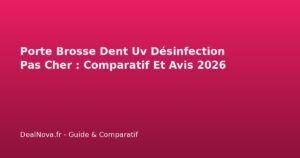 Porte Brosse Dent Uv Désinfection Pas Cher : Comparatif Et…