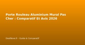 Porte Rouleau Aluminium Mural Pas Cher : Comparatif Et Avis…