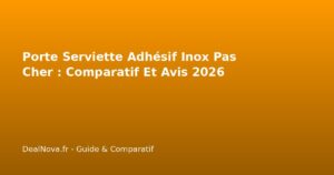 Porte Serviette Adhésif Inox Pas Cher : Comparatif Et Avis…