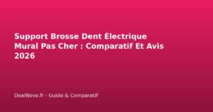 Support Brosse Dent Électrique Mural Pas Cher : Comparatif Et…