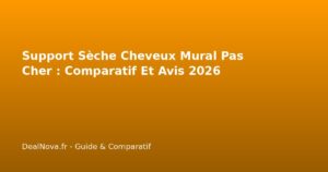 Support Sèche Cheveux Mural Pas Cher : Comparatif Et Avis…