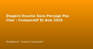 Étagère Douche Sans Perçage Pas Cher : Comparatif Et Avis…