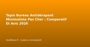 Tapis Bureau Antidérapant Minimaliste Pas Cher : Comparatif Et Avis…