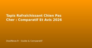 Tapis Rafraîchissant Chien <a href=