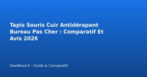 Tapis Souris Cuir Antidérapant Bureau Pas Cher : Comparatif Et…