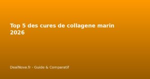 Top 5 des cures de collagene marin 2026